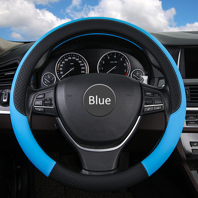 Protector de husă pentru volan în stil împletit Karcle,  model țesut, husă de direcție universală, 15 inchi, stil pentru mașină