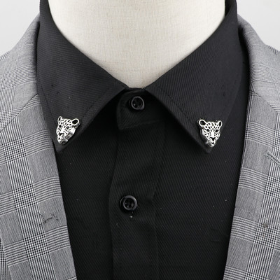 1 pereche de broșă retro broșă pentru guler frunze de copac de modă vintage, cămăși cu coroană scobită, costume, accesorii de bijuterii pentru piept