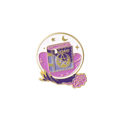 Creativ la modă desen animat drăguț Halloween vrăjitoare picătură de ulei broșă rever insignă pin geanta denim cadou bărbați femei bijuterii de modă decorare