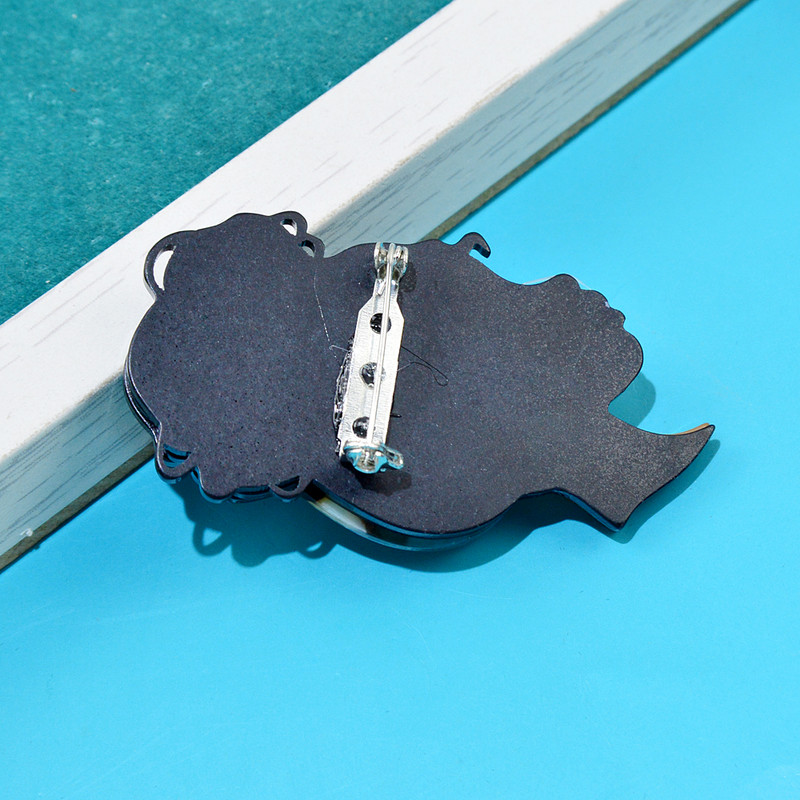 CINDY XIANG akril anyag acetát rost afrikai női bross tű, gyönyörű lány ékszer kiváló minőségű új dizájn