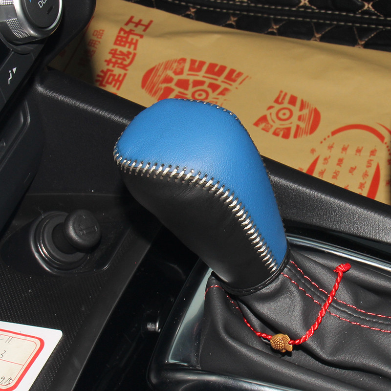 LS AUTO capac pentru schimbătorul de viteze din piele naturală pentru schimbătorul de viteze pentru Mazda AXEL AT husă de accesorii auto ppc cpr capac stilou buton schimbător de viteze