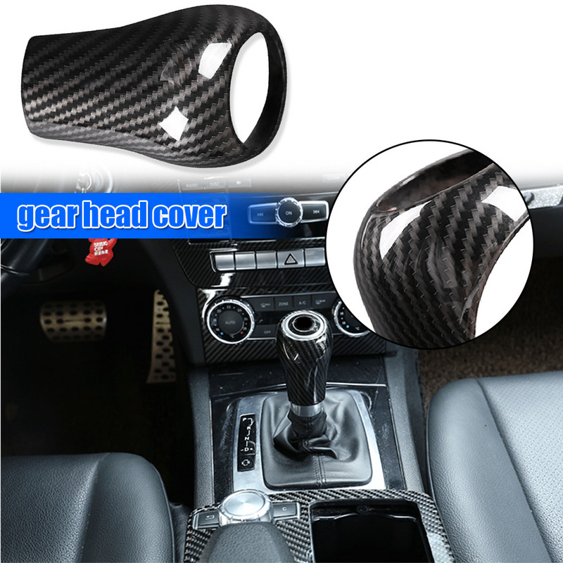 VODOOL din plastic ABS, capac pentru buton schimbător de viteze pentru Mercedes Benz ACEG GLS GLK Class Accesorii de stil pentru schimbător de viteze interioare