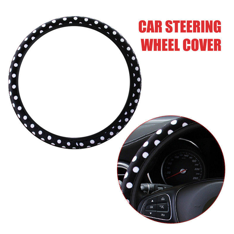 38 cm 15 inch capac volan bricolaj capac roată moale pluș volan stil mașină interior accesorii auto