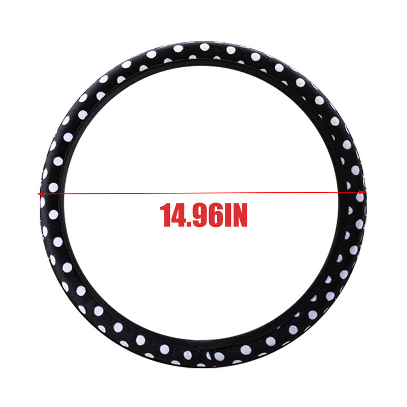 38 cm 15 inch capac volan bricolaj capac roată moale pluș volan stil mașină interior accesorii auto