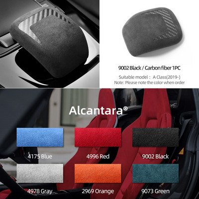 BETTERHUMZ Alcantara pentru Mercedes V177 W177 A180 A200 Interior din fibră de carbon pentru buton schimbător de viteze, accesorii autocolante