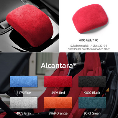 BETTERHUMZ Alcantara pentru Mercedes V177 W177 A180 A200 Interior din fibră de carbon pentru buton schimbător de viteze, accesorii autocolante