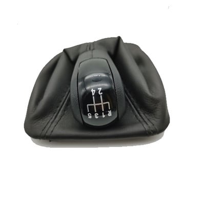 Autó sebességváltó gomb fekete bőr csomagtartó króm sapkával Skoda Octavia II 2 A5 MK2 2004 2005 2006 2007 2008 2009 2010
