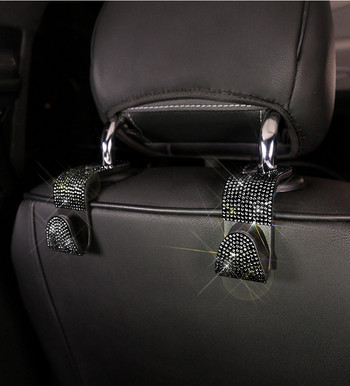 Κάλυμμα αλλαγής ταχυτήτων αυτοκινήτου μαύρο διαμάντι με κρύσταλλο Glitter Rhinestone Auto Shifter Κάλυμμα χειρόφρενου Bling αξεσουάρ εσωτερικού αυτοκινήτου