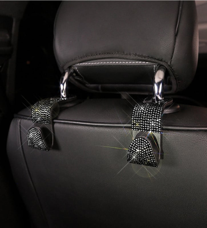 Fekete gyémánt kristály autó sebességváltó fedél csillogó strasszos automatikus váltó kézifék burkolat Bling autóbelső tartozékok
