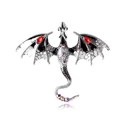 Broșă email Dragon Fly Frumos Legand Animal Pin 3 culori disponibile Bijuterii de iarnă de înaltă calitate Nou 2023