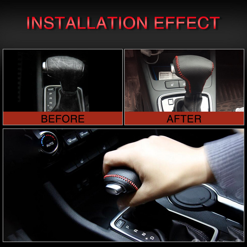 Husă din piele de vacă pentru Kia Rio K2 Sportage Optima K5 niro 2017 2018 AUTOMAT capac buton schimbător viteze husă