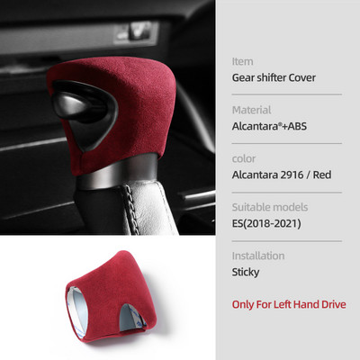 BETTERHUMZ Alcantara pentru Lexus ES260 ES200 ES300 h 2018-2021 autocolant capac mâner schimbător de viteze muluri interioare accesorii auto