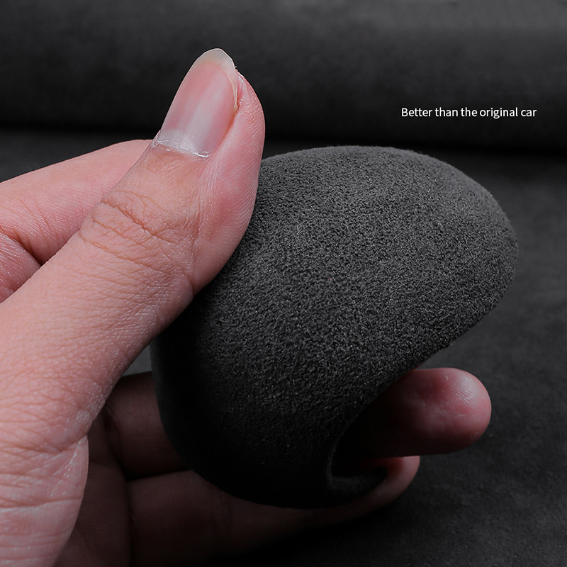 Capac butonului al mânerului schimbătorului de viteze din Alcantara pentru Toyota CHR 2018 2019 2020 2021 2022 Decorare interior a pârghiei de viteze