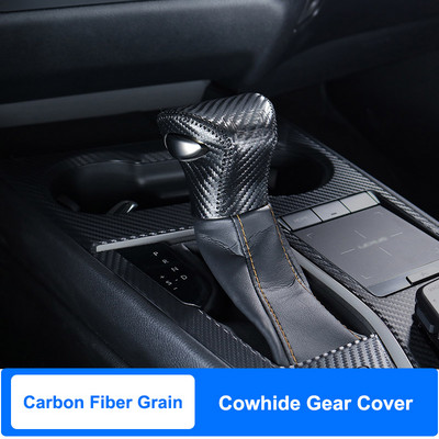 TAJIAN, piele, mașină, husă, mâner, buton pentru schimbător, pentru Lexus ES200 300H UX 18-20, frână de mână, manșon de protecție, accesorii auto