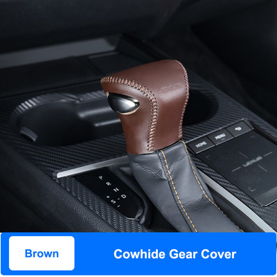 TAJIAN, piele, mașină, husă, mâner, buton pentru schimbător, pentru Lexus ES200 300H UX 18-20, frână de mână, manșon de protecție, accesorii auto