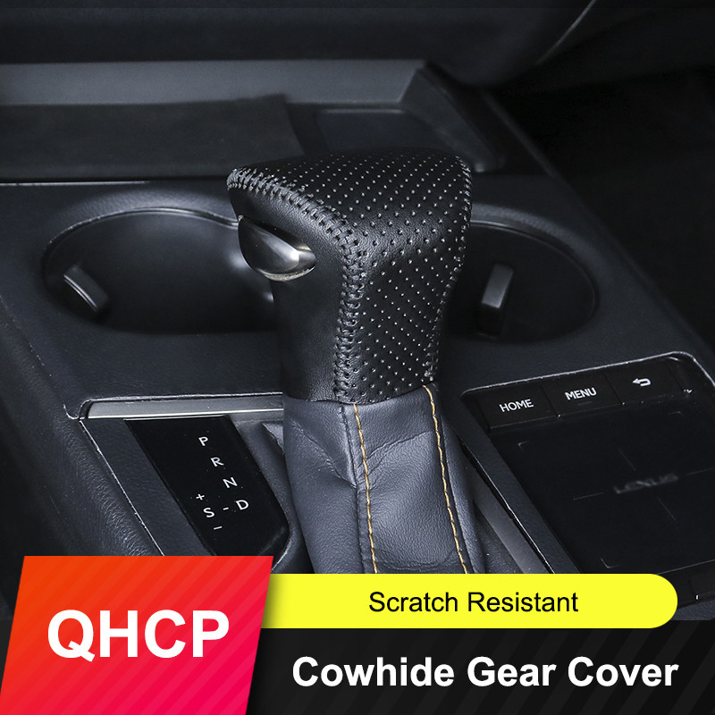 TAJIAN, piele, mașină, husă, mâner, buton pentru schimbător, pentru Lexus ES200 300H UX 18-20, frână de mână, manșon de protecție, accesorii auto