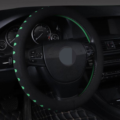 Universālie automobiļu pretslīdes stūres rata pārsegi 37CM-38CM auto stila sporta auto stūres rata pārsegi