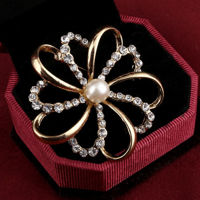 ZOSHI Broșă Moda Păianjen Cristal Ace Flori Broșe Bijuterii de nuntă Bijuterie Corsaj Rochie Broșă Broșă Accesorii