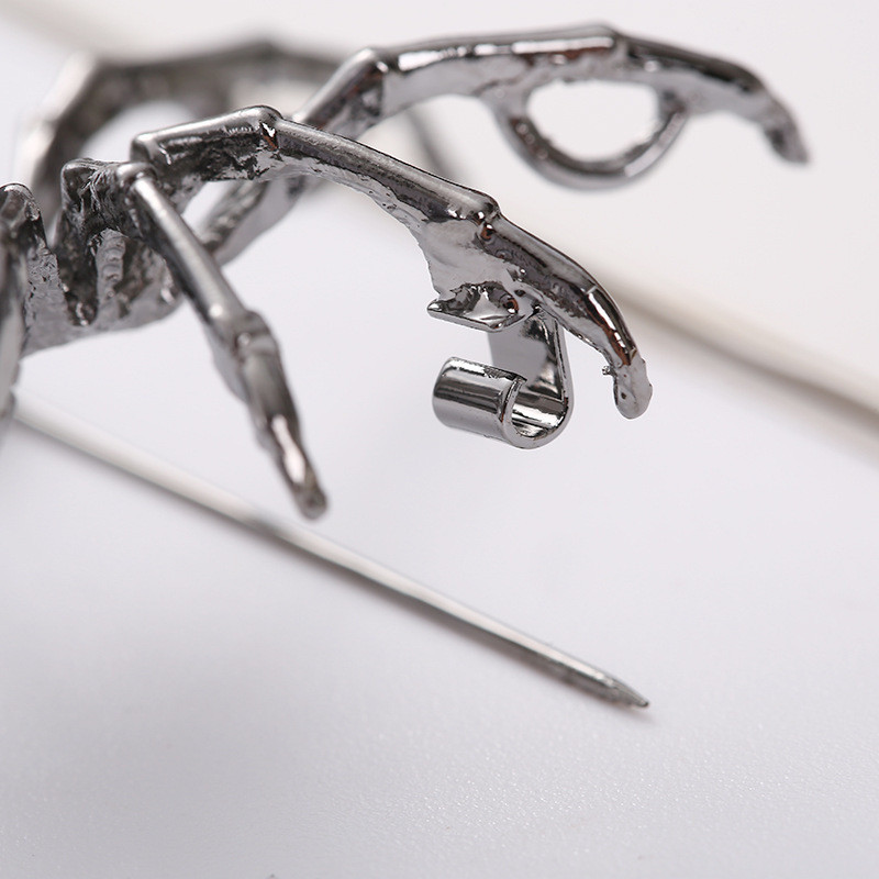 Broșă unisex cu perle retro păianjen de ultimă generație de afaceri cu insecte pentru costum, jachetă, accesorii pentru haine de petrecere, bijuterii metalice animale pentru femei