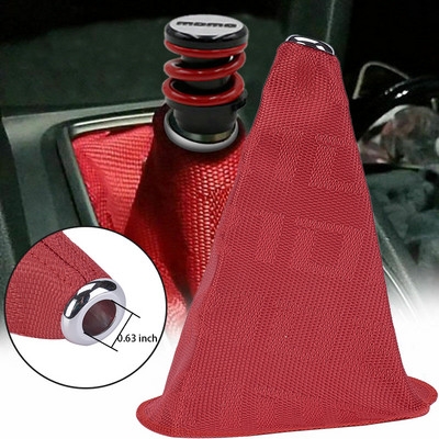 Universal Car Gearstick Gheter Buton schimbător Gear Boot Manșon Capac de praf Pânză albastră