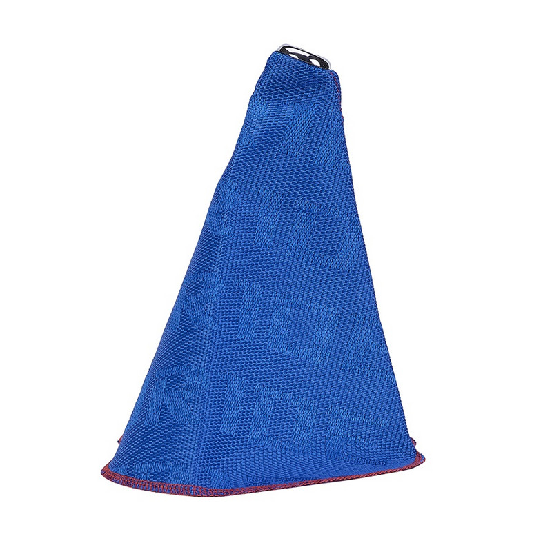 Universal Car Gearstick Gheter Buton schimbător Gear Boot Manșon Capac de praf Pânză albastră