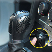 Szénszálas textúrájú autós sebességváltó gomb panel díszítő matrica Volkswagen VW Golf 5 6 7 GTI Passat B6 B7 MK6 MK7 CC Jetta POLO típushoz