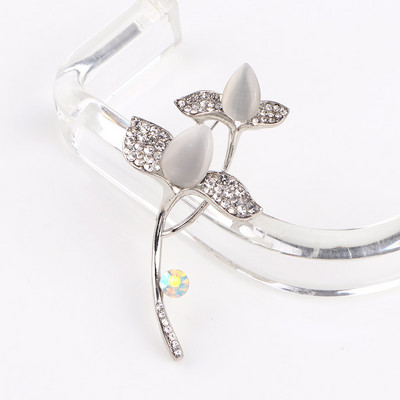 TODOX Opal Stone broșe femei minunate desene animate cristal fluture animal insectă stras ace bărbat înger model cadouri multi stil