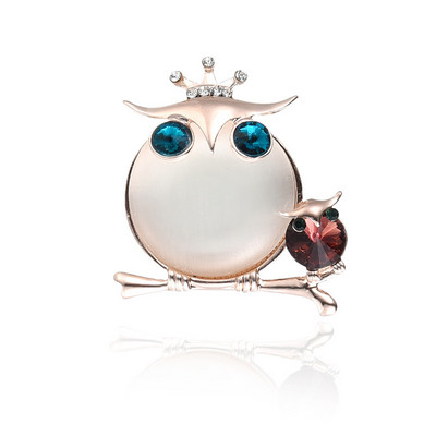 TODOX Opal Stone broșe femei minunate desene animate cristal fluture animal insectă stras ace bărbat înger model cadouri multi stil