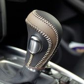 Yuji-Hong Husă automată de viteze din piele naturală neagră pentru Audi A4 A5 A8 Q3 Q5 Q7 2009-2010 Gulerele de schimbare automată