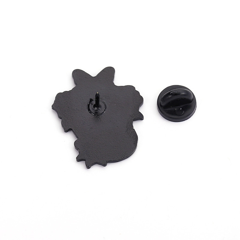 Intensive Eyes Ace email personalizate, punk, roz, schelet, pizza, clepsidra de fluture, broșă cu căpșuni, ecusoane gotice cu rever pentru prieteni