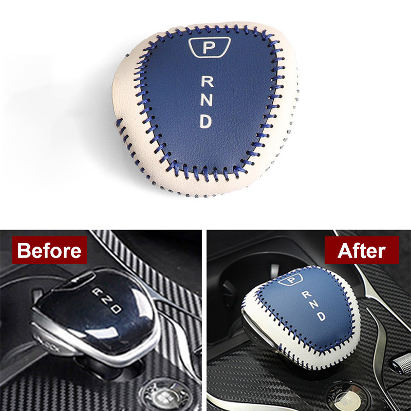 Autocolant de ornament pentru capacul pentru schimbător de viteze automat, din piele, potrivit pentru BYD SONG TANG HAN QIN PLUS/PRO/DM-i/EV, accesorii pentru interiorul mașinii