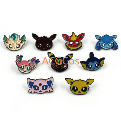 Insigne de gimnastică Pokemone Kanto Johto Hoenn Sinnoh Unova Kalos Regiunea Ligii Insulele Portocalii Ace Broșe Set cutie Monstru de buzunar