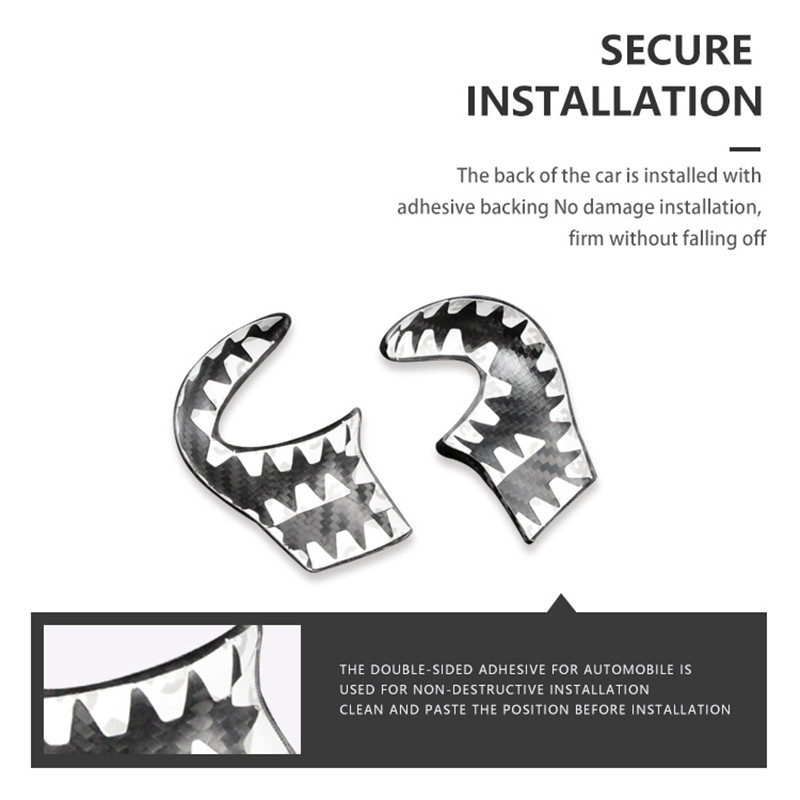 Pentru Mini Cooper R55 R56 R57 R58 R59 R60 R61 Accesorii auto din fibră de carbon reală Decorație interioară autocolant capac schimbător de viteze