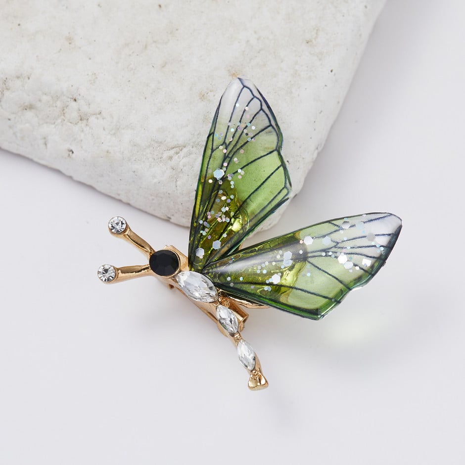 Trendy šareni akrilni kristalni broševi vilin konjic za žene broš kukac pribadača kaput banket koržaž pulover dodaci nakit