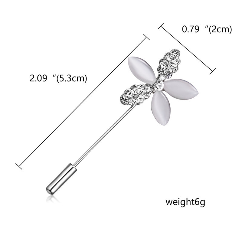 La modă, de epocă, opal, cristal, stras, broșă cu ac lung, pentru femei, banchet de nuntă, bijuterii, cadou pentru iubită