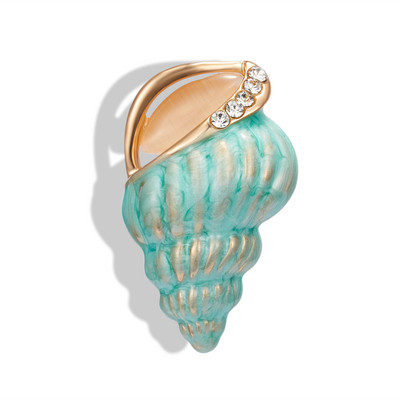 Drăguț melc de mare delfin acvatic animal cu strass pește broșe pentru femei design nou broșă rever bijuterii cadouri accesorii