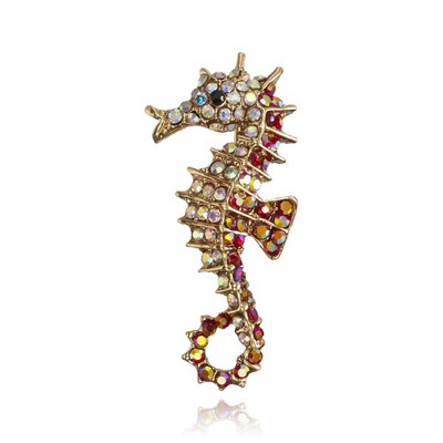 Drăguț melc de mare delfin acvatic animal cu strass pește broșe pentru femei design nou broșă rever bijuterii cadouri accesorii