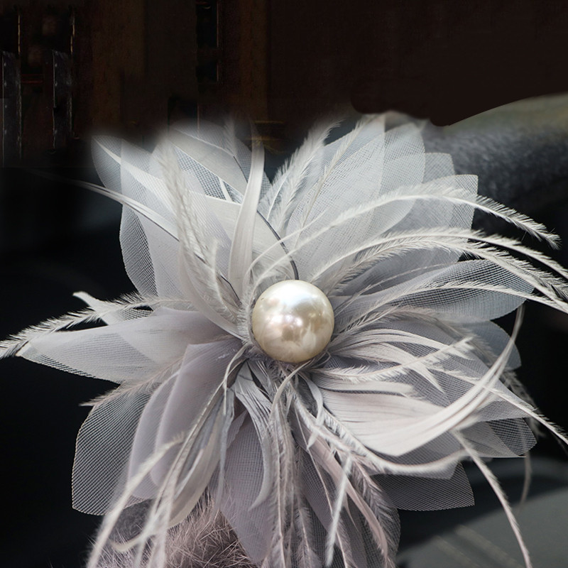 Huse de volan de mașină cu flori de lux din dantelă, acoperite cu pluș, pene de iarnă, volan, accesorii pentru interiorul mașinii, fete femei