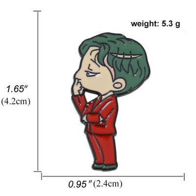 Bandă coreeană EXO broșă și ace emailată figuri de desene animate membri Baekhyun și Chanyeol Blapel Pin Fan Art Collection Cadouri