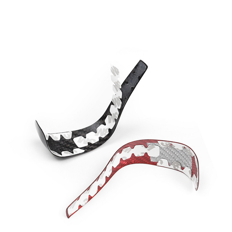 Carcasa neagră din fibră de carbon pentru buton schimbător de viteze pentru cap pentru Porsche Cayenne 2011-2017