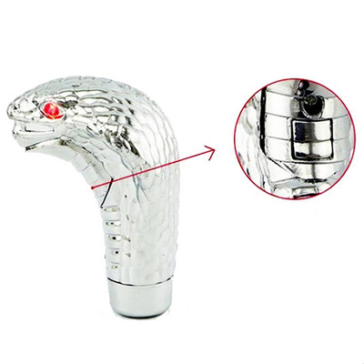 Univerzális gyári közvetlen autós módosított sebességváltó fej Cobra váltófej Stick Led Eyes kézi sebességváltó gombbal