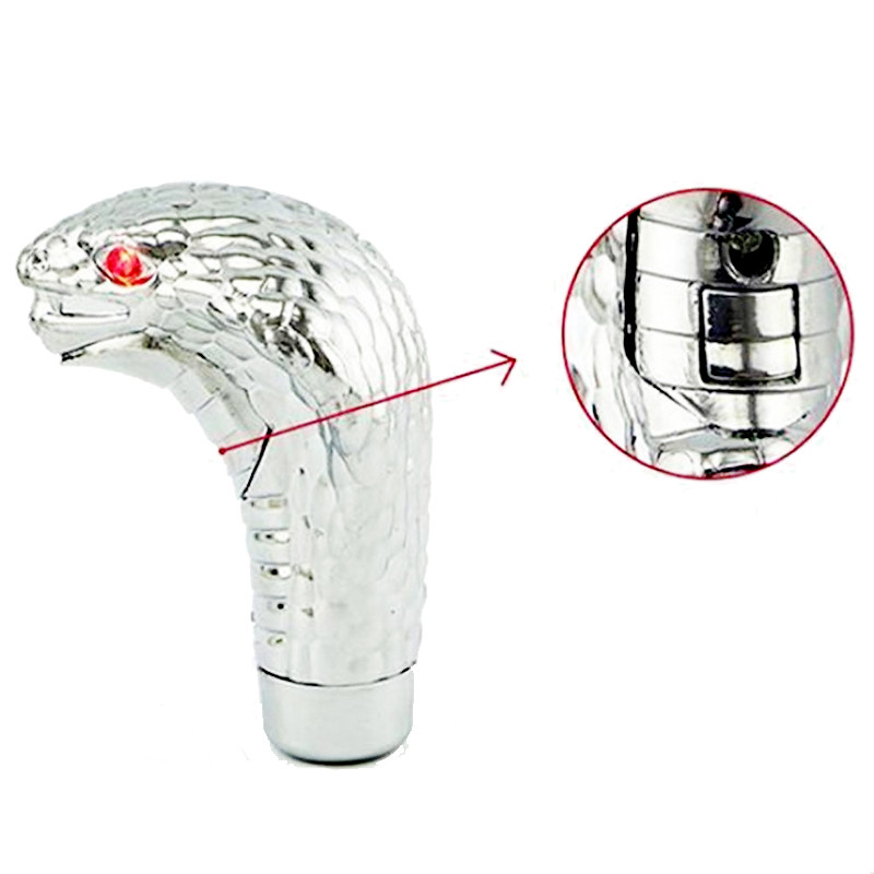 Univerzális gyári közvetlen autós módosított sebességváltó fej Cobra váltófej Stick Led Eyes kézi sebességváltó gombbal