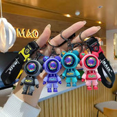 Aranyos PVC színes medve kulcstartó kézzel készített barkács bojtok Gloomy Bear autós hátizsák kulcstartó medál ékszer ajándék nőknek