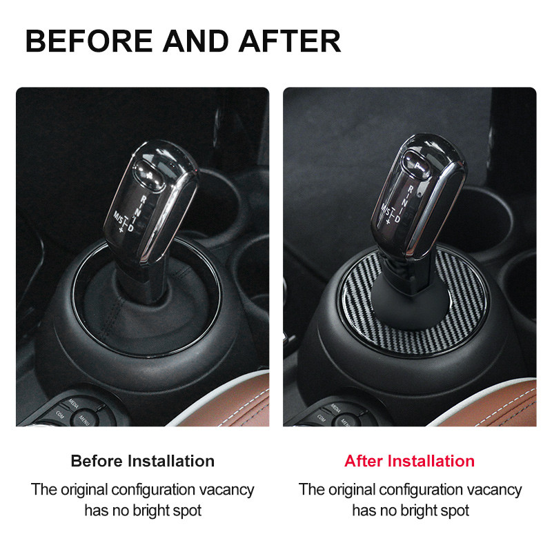 1 buc. Manșon de protecție împotriva prafului de decorare a pârghiei de viteze pentru Mini Cooper F55 F56 F54 F57 Countryman Clubman Accesorii