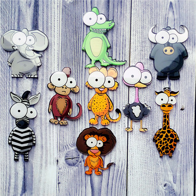 Broșă cu animale acrilice, zebră, crocodil, elefant, girafă, leopard, leu, broșă, haine, rucsac, insignă, bijuterii, cadou, livrare picătură