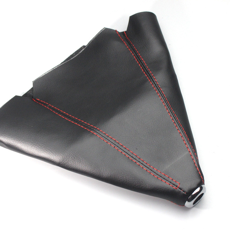 Husa rezistenta la praf pentru maneta de viteze din piele din fibra de carbon pentru Renault Megane 2 3 Duster Logan Captur Clio Chevrolet Cruze Aveo Captiva