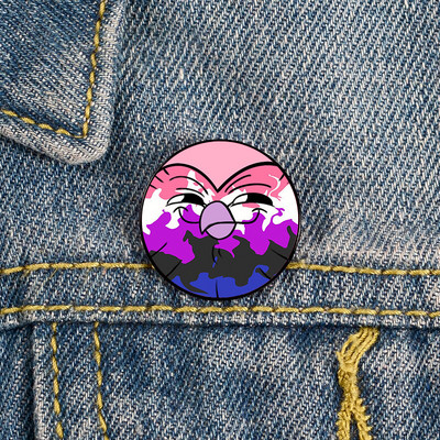 Hooty bufniță casa știft imprimat broșe personalizate amuzante cămașă geantă cu revere insignă drăguță desen animat drăguț bijuterii cadou pentru iubite prietene