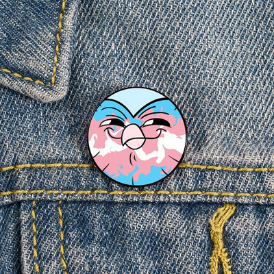 Hooty bufniță casa știft imprimat broșe personalizate amuzante cămașă geantă cu revere insignă drăguță desen animat drăguț bijuterii cadou pentru iubite prietene