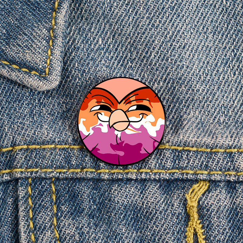 Hooty bufniță casa știft imprimat broșe personalizate amuzante cămașă geantă cu revere insignă drăguță desen animat drăguț bijuterii cadou pentru iubite prietene