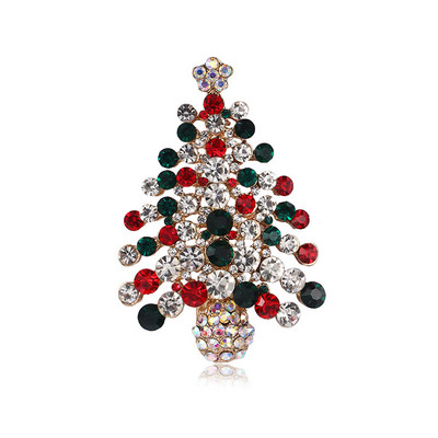 Broșe de Crăciun la modă, pălărie de Moș Crăciun, mănuși, clopoței, șosete, costum cu strasuri de zăpadă, ace metalice, insigne, broșă, cadouri de revelion